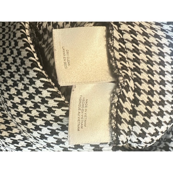 Kasper Women's Size 12 Houndstooth Career Dress Pants Cropped - Picture 8 of 9